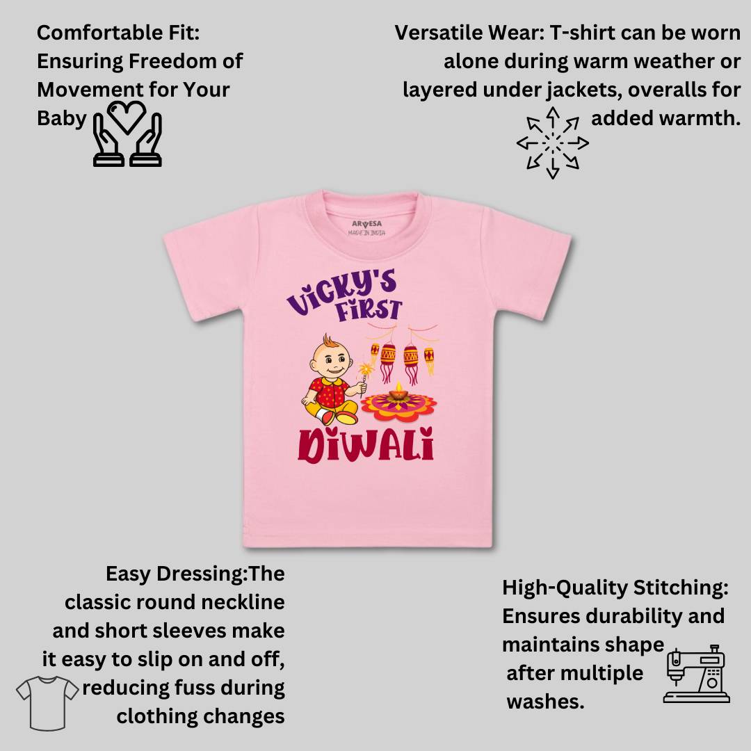 Arvesa My First Diwali Baby Boy & Girl Dress