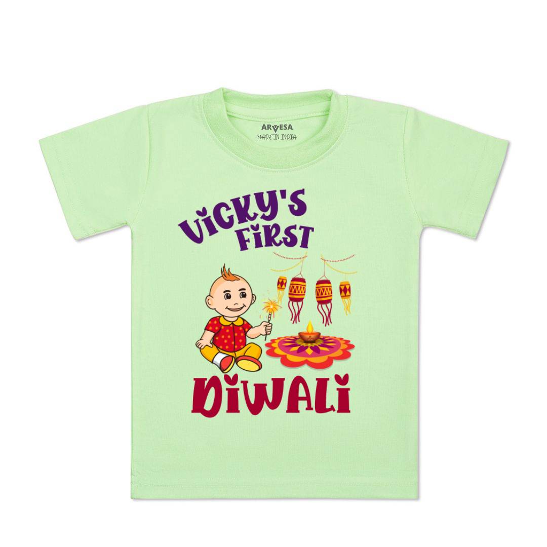Arvesa My First Diwali Baby Boy & Girl Dress