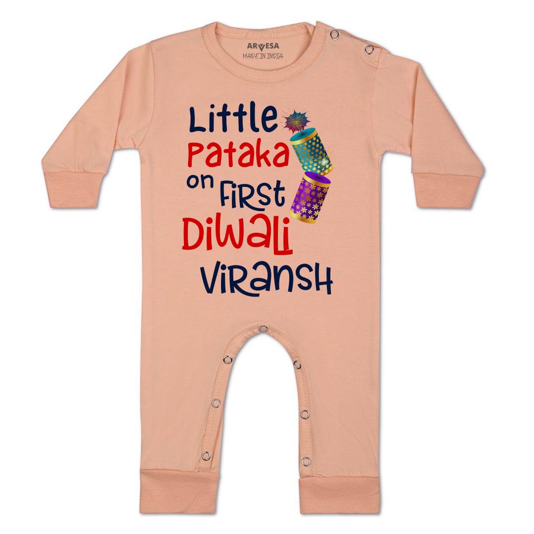 Arvesa My First Diwali Baby Boy & Girl Dress