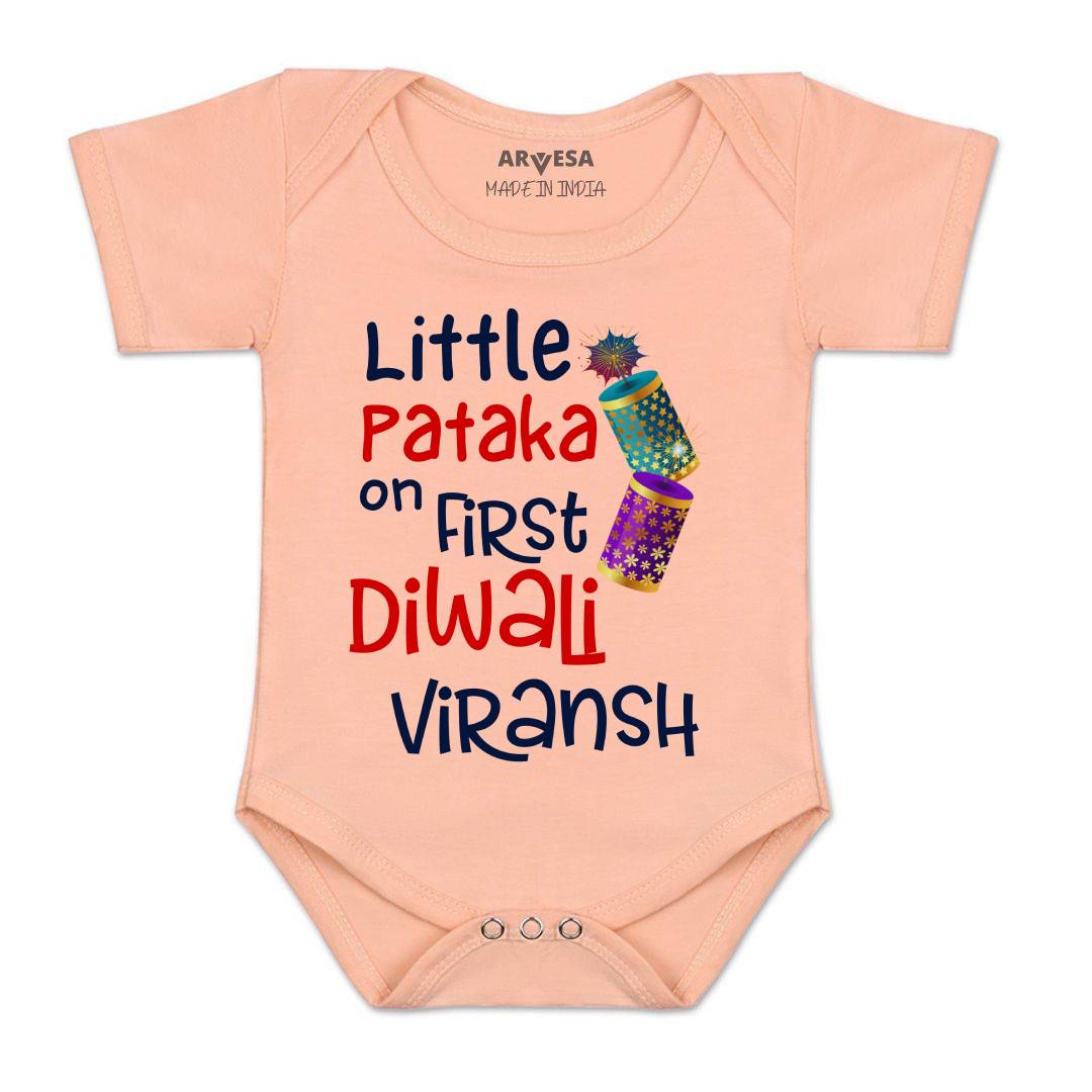 Arvesa My First Diwali Baby Boy & Girl Dress