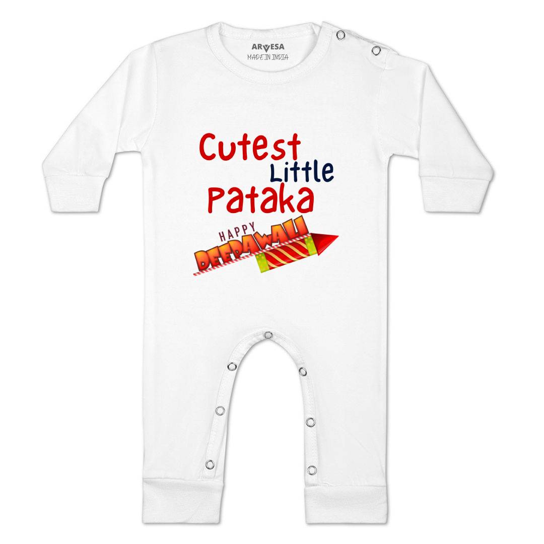 Arvesa Design-1115 Diwali My First Baby Boy and Baby Girl Dress .