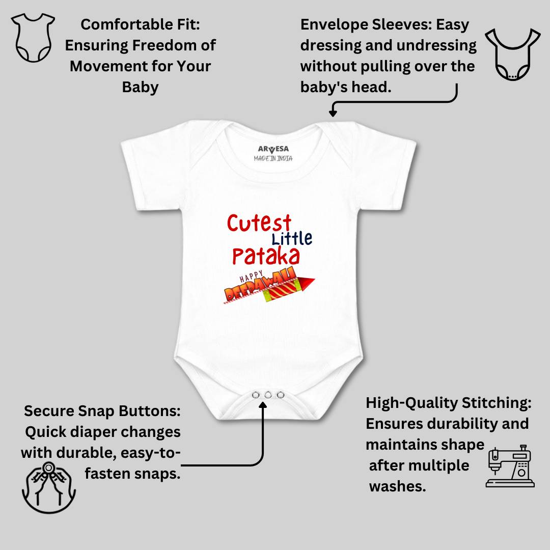Arvesa Design-1115 Diwali My First Baby Boy and Baby Girl Dress .