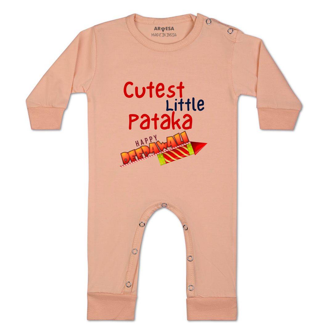 Arvesa Design-1115 Diwali My First Baby Boy and Baby Girl Dress .