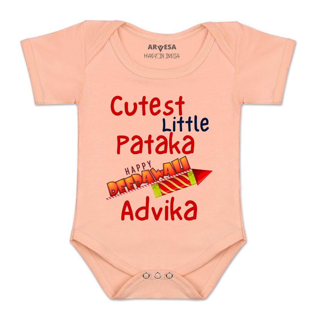 Arvesa My First Diwali Baby Boy & Girl Dress