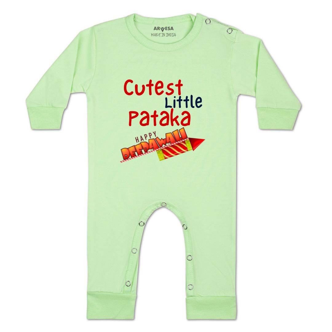 Arvesa Design-1115 Diwali My First Baby Boy and Baby Girl Dress .