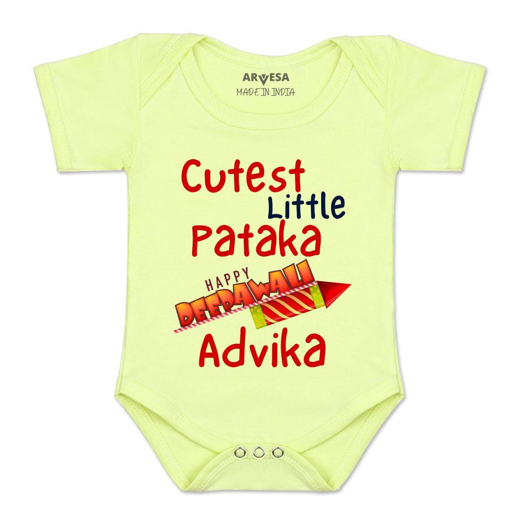 Arvesa My First Diwali Baby Boy & Girl Dress