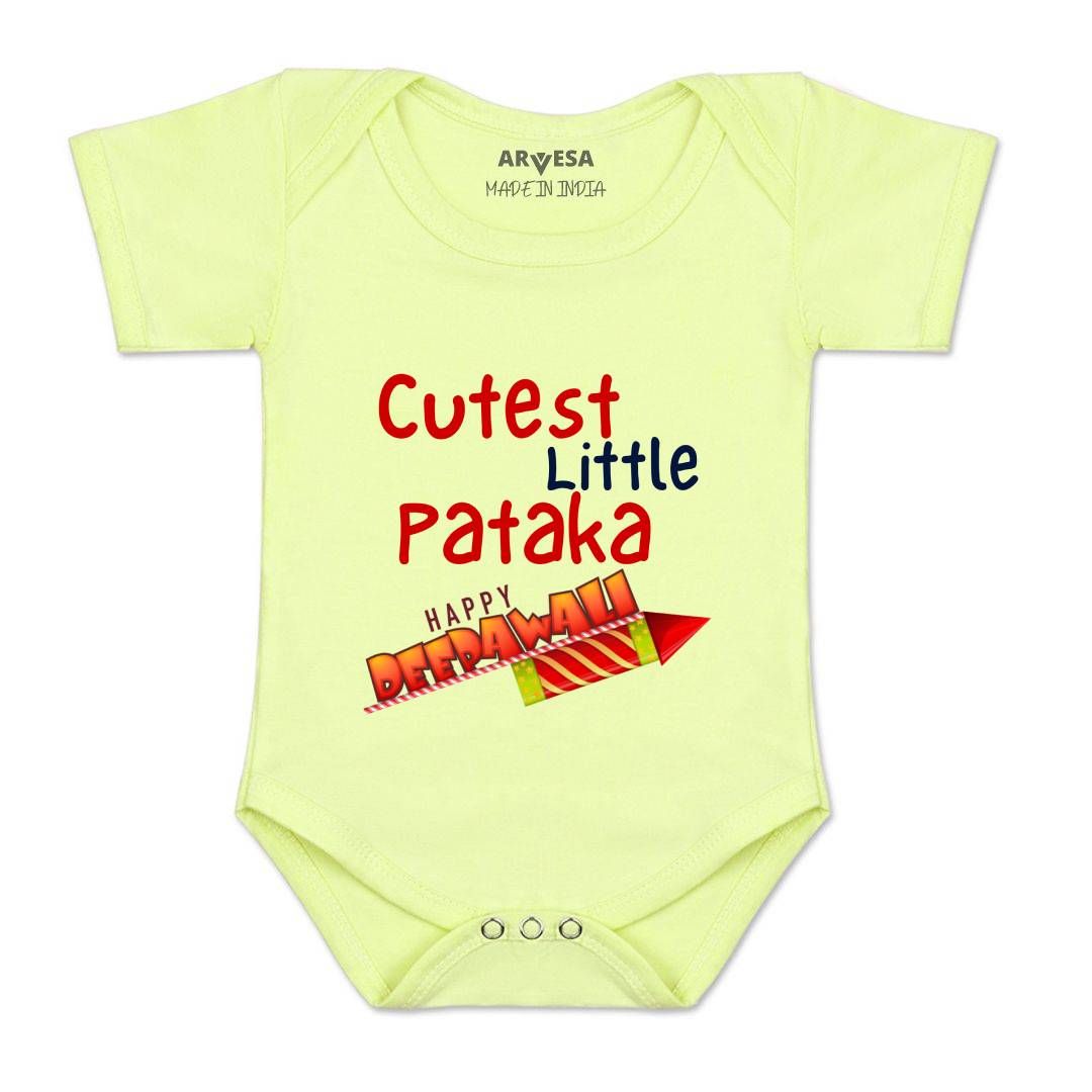 Arvesa Design-1115 Diwali My First Baby Boy and Baby Girl Dress .