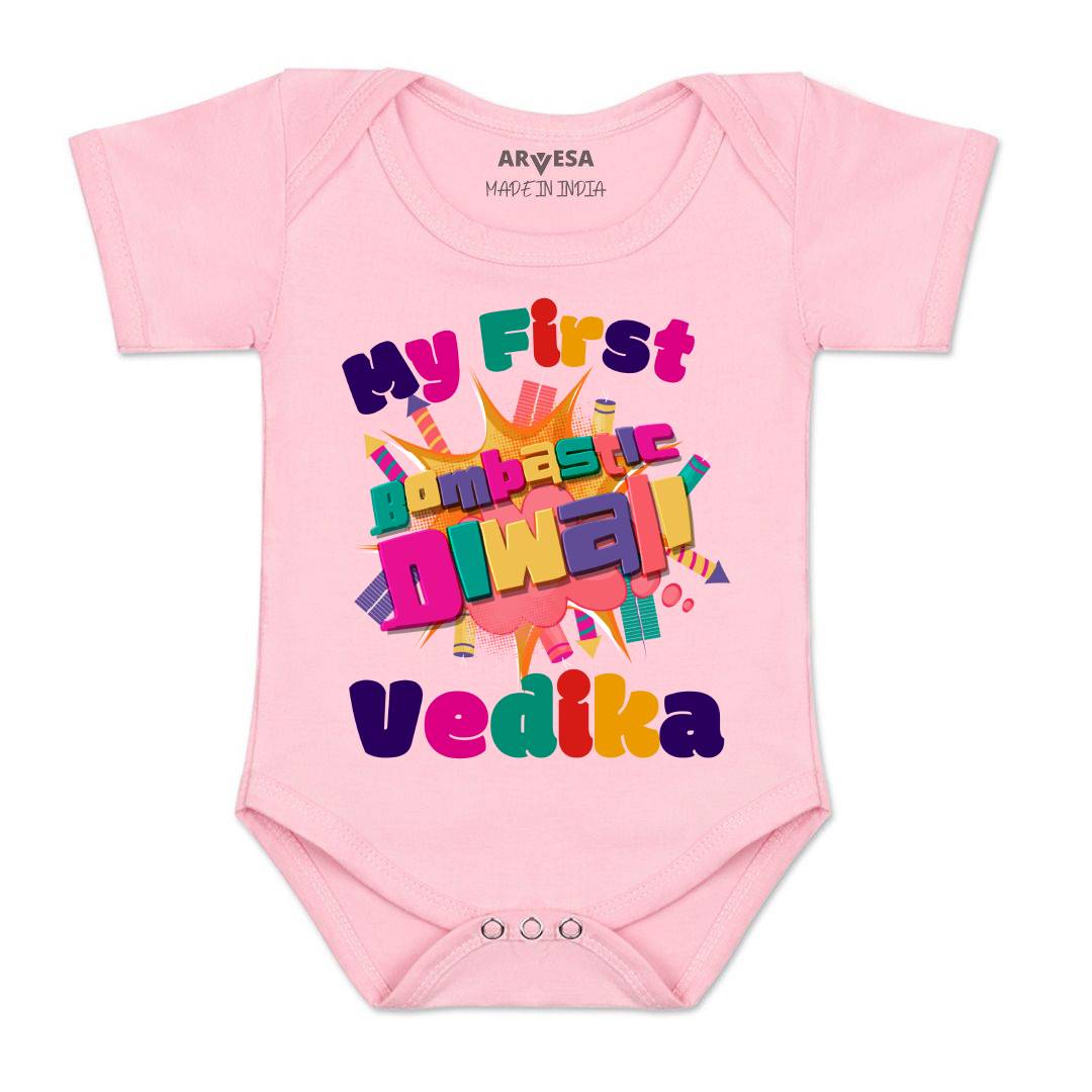 Arvesa My First Diwali Baby Boy & Girl Dress