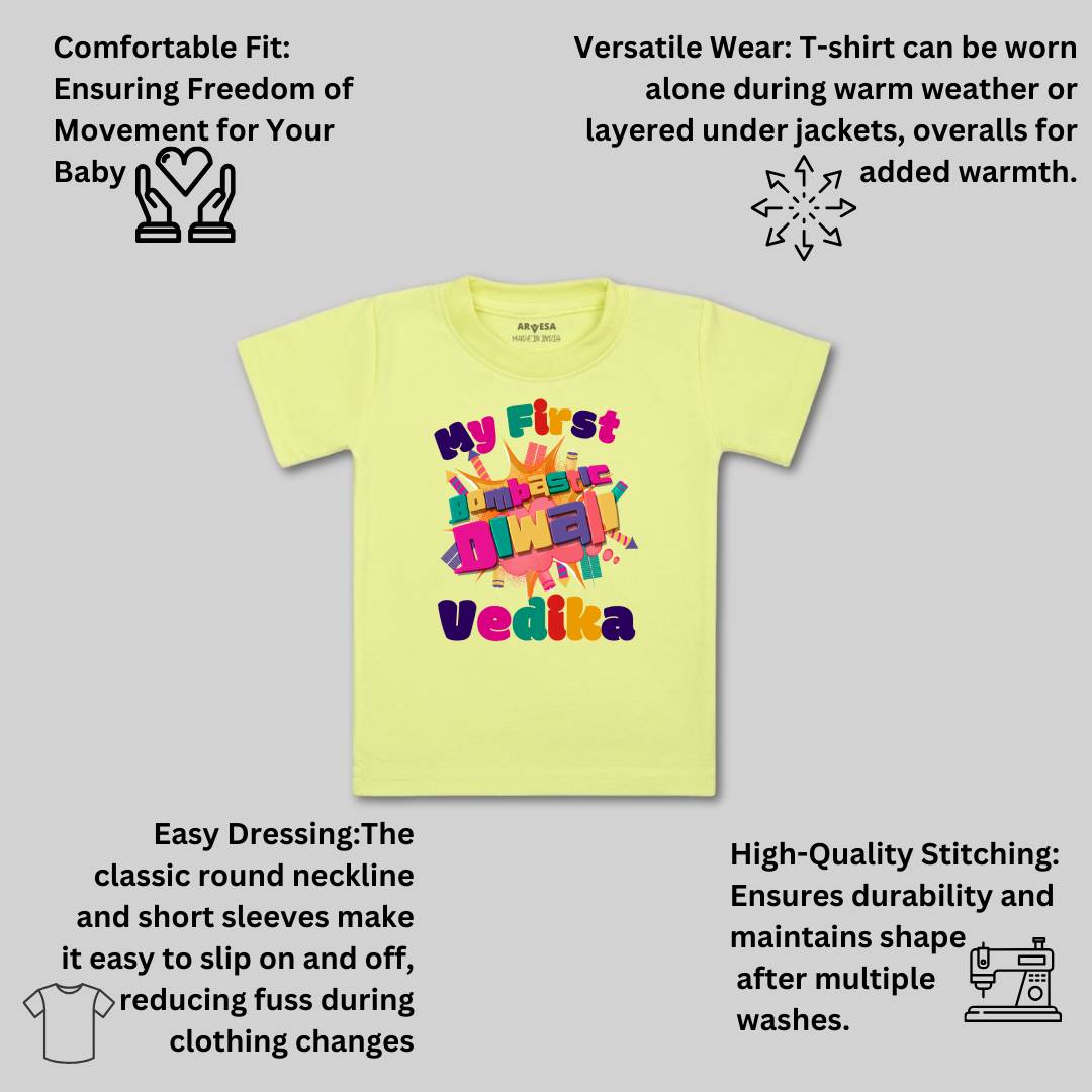 Arvesa My First Diwali Baby Boy & Girl Dress