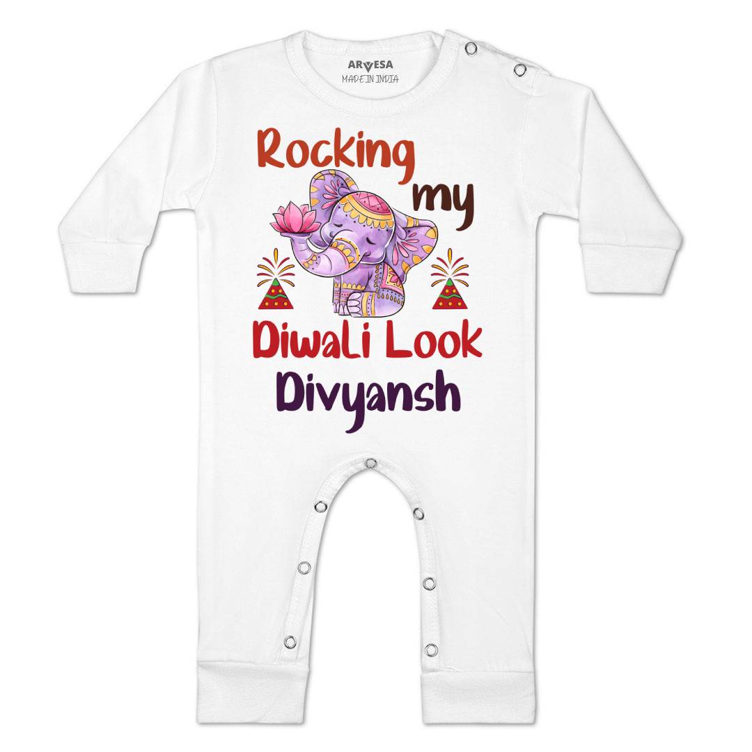 Arvesa My First Diwali Baby Boy & Girl Dress