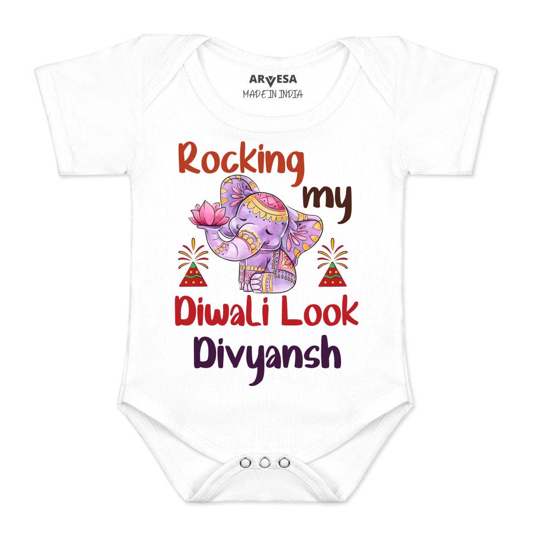 Arvesa My First Diwali Baby Boy & Girl Dress