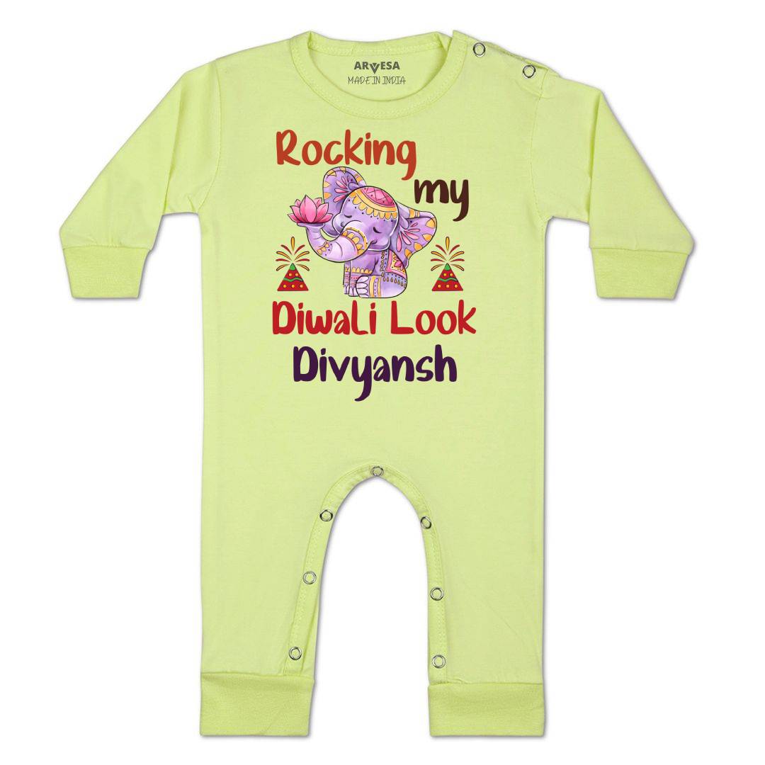 Arvesa My First Diwali Baby Boy & Girl Dress
