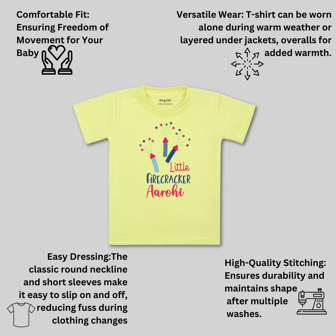 Arvesa My First Diwali Baby Boy & Girl Dress