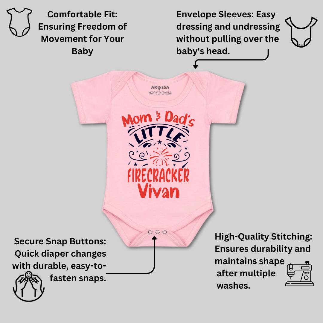Arvesa My First Diwali Baby Boy & Girl Dress