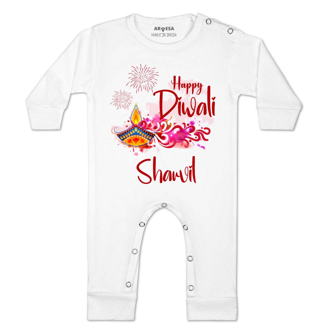 Arvesa My First Diwali Baby Boy & Girl Dress