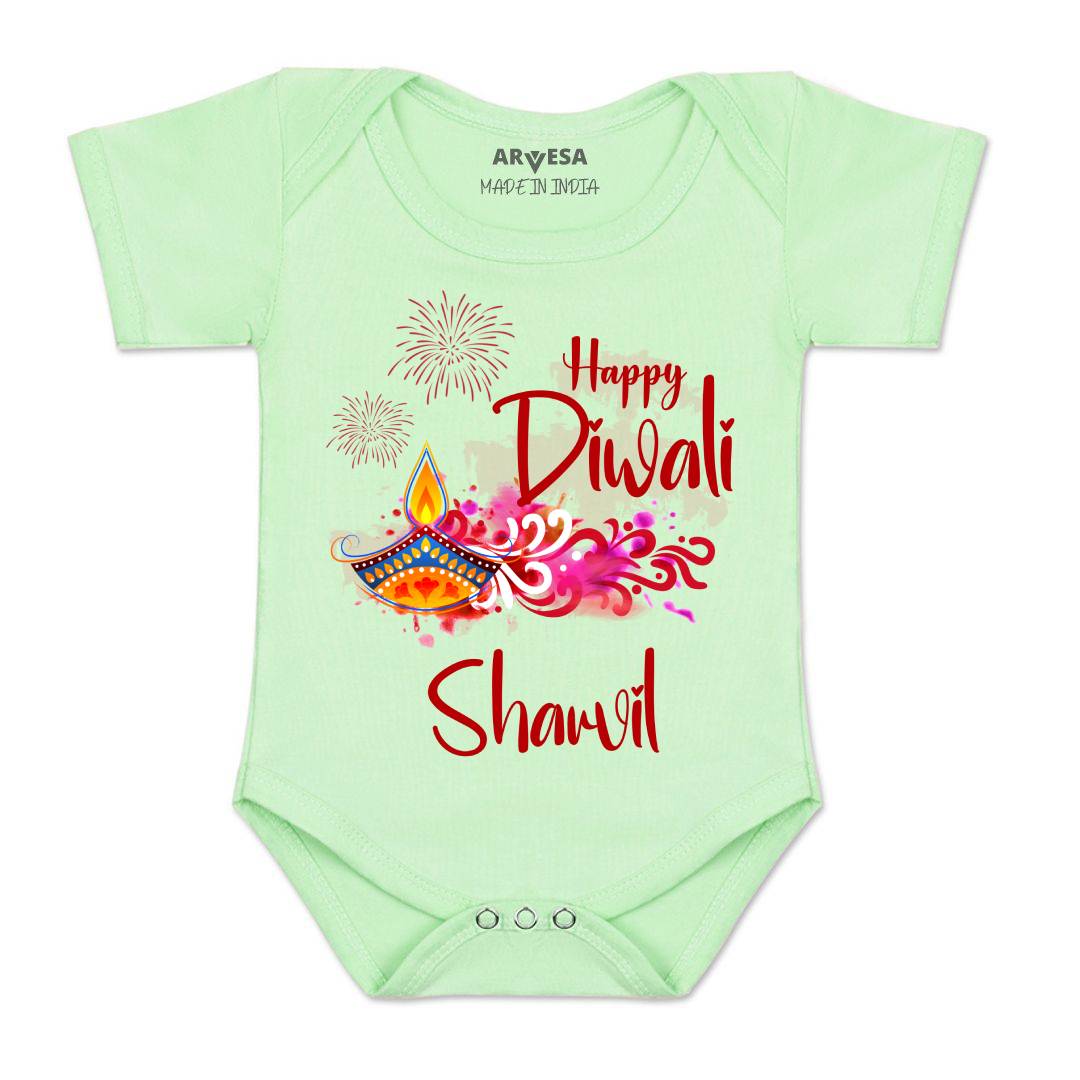 Arvesa My First Diwali Baby Boy & Girl Dress