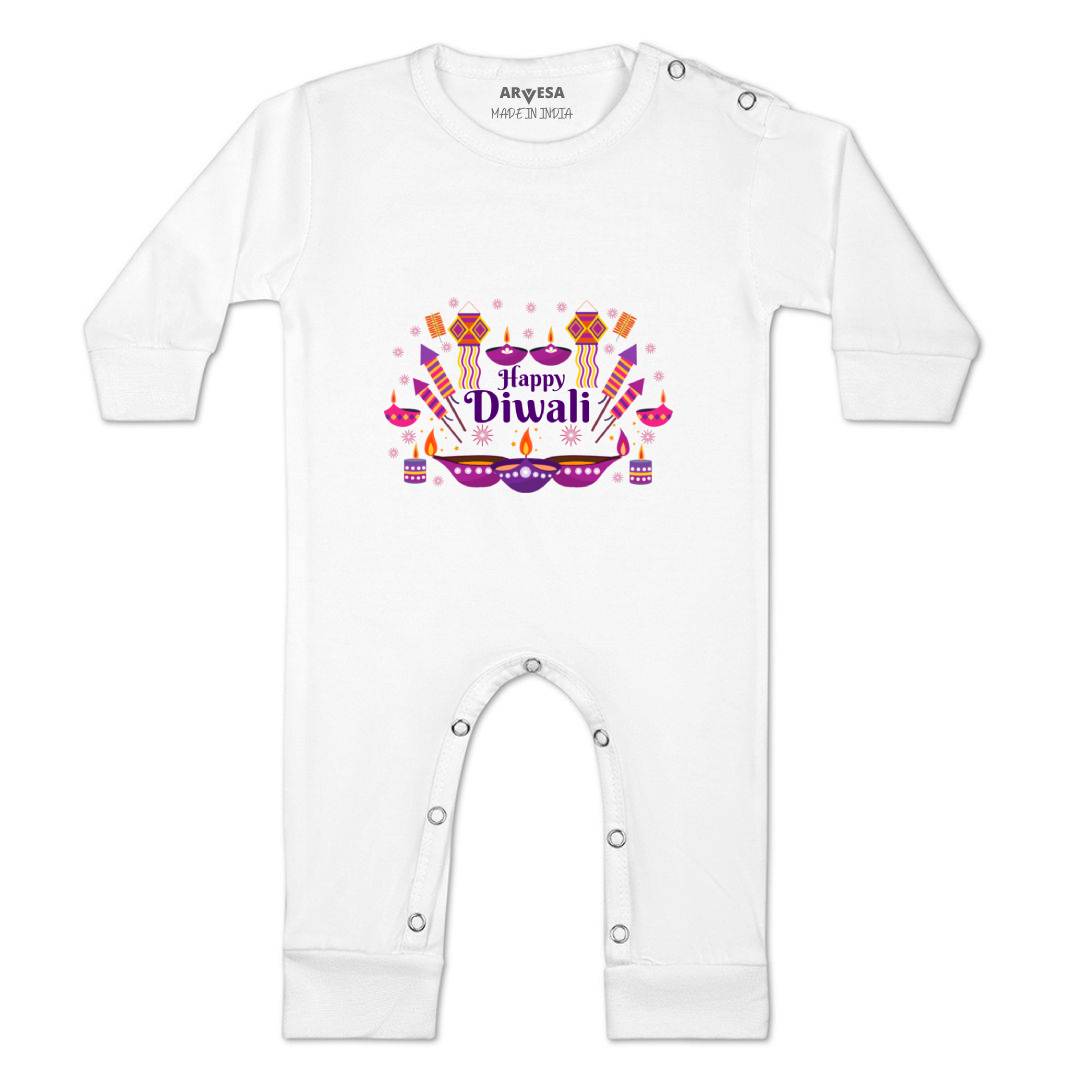 Arvesa Design-1123 Diwali My First Baby Boy and Baby Girl Dress .