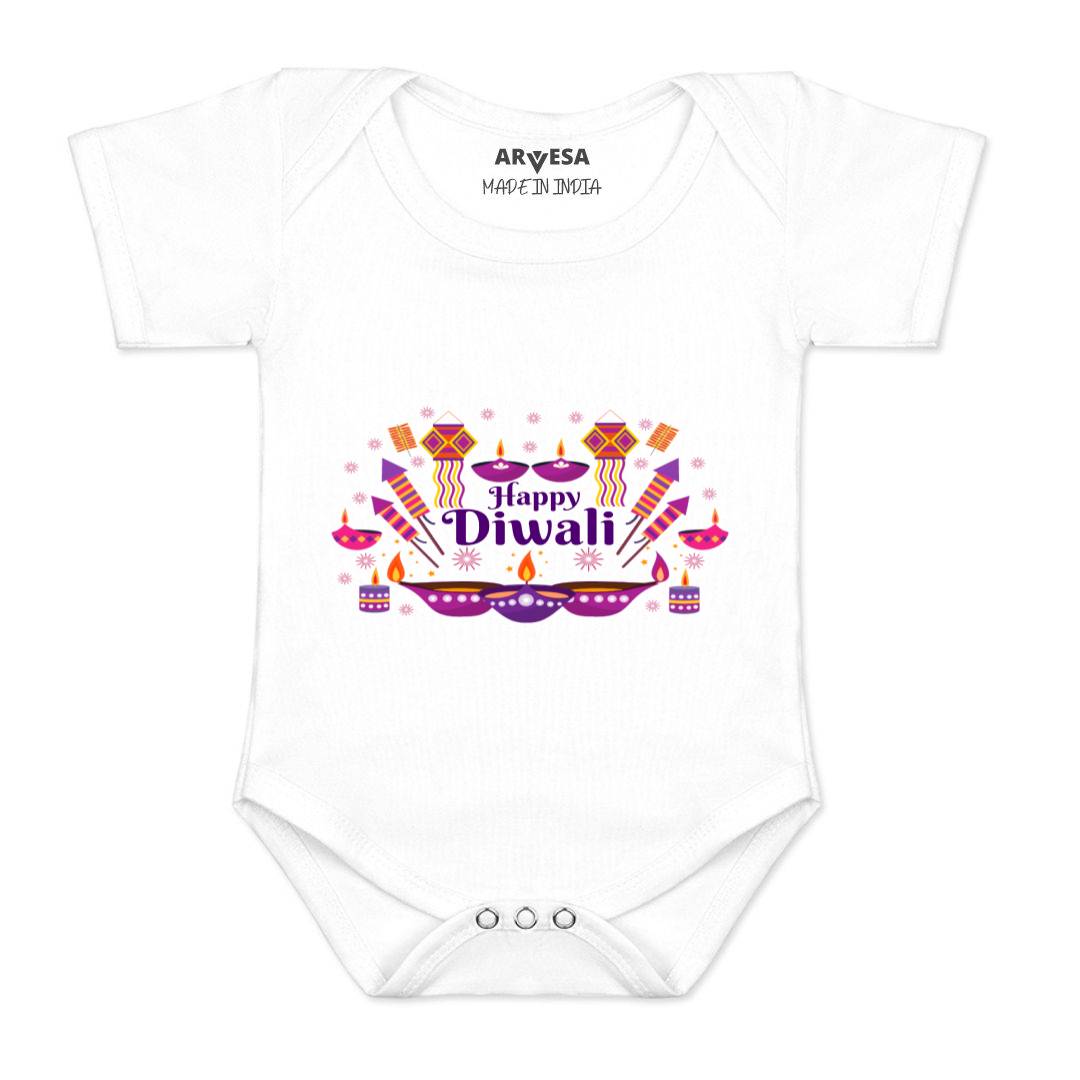 Arvesa Design-1123 Diwali My First Baby Boy and Baby Girl Dress .