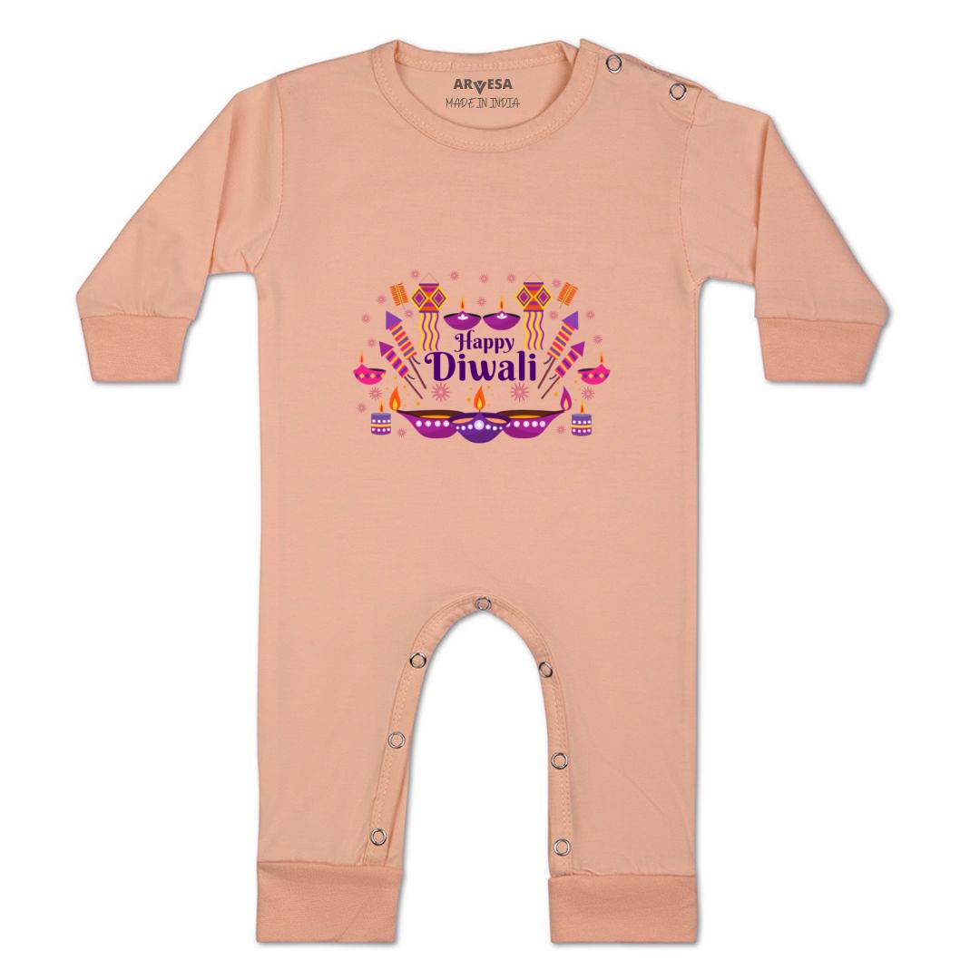 Arvesa Design-1123 Diwali My First Baby Boy and Baby Girl Dress .