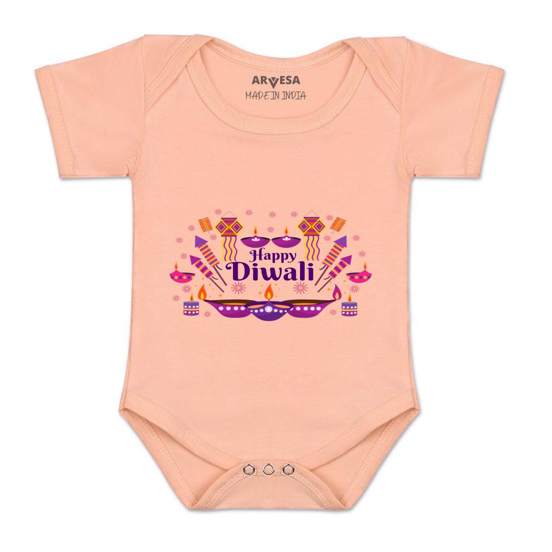 Arvesa Design-1123 Diwali My First Baby Boy and Baby Girl Dress .