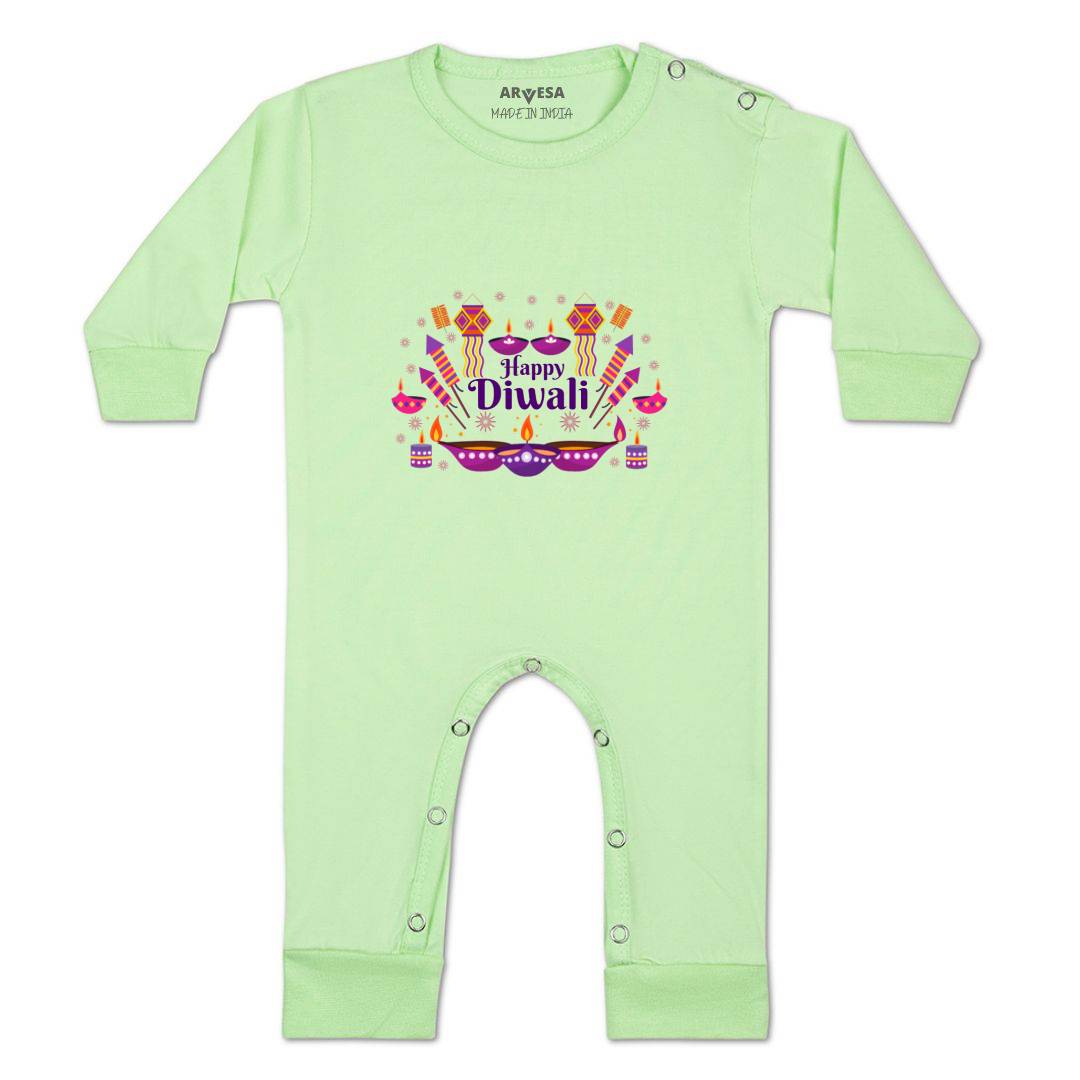 Arvesa Design-1123 Diwali My First Baby Boy and Baby Girl Dress .