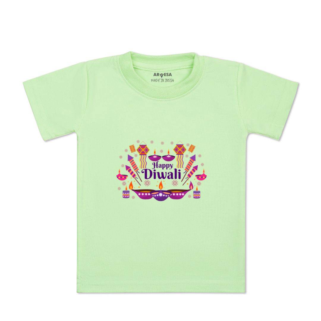 Arvesa Design-1123 Diwali My First Baby Boy and Baby Girl Dress .