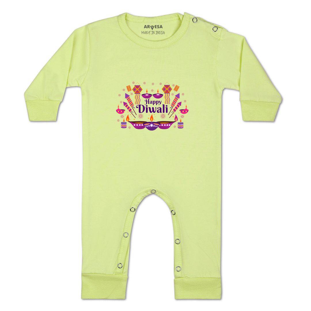 Arvesa Design-1123 Diwali My First Baby Boy and Baby Girl Dress .
