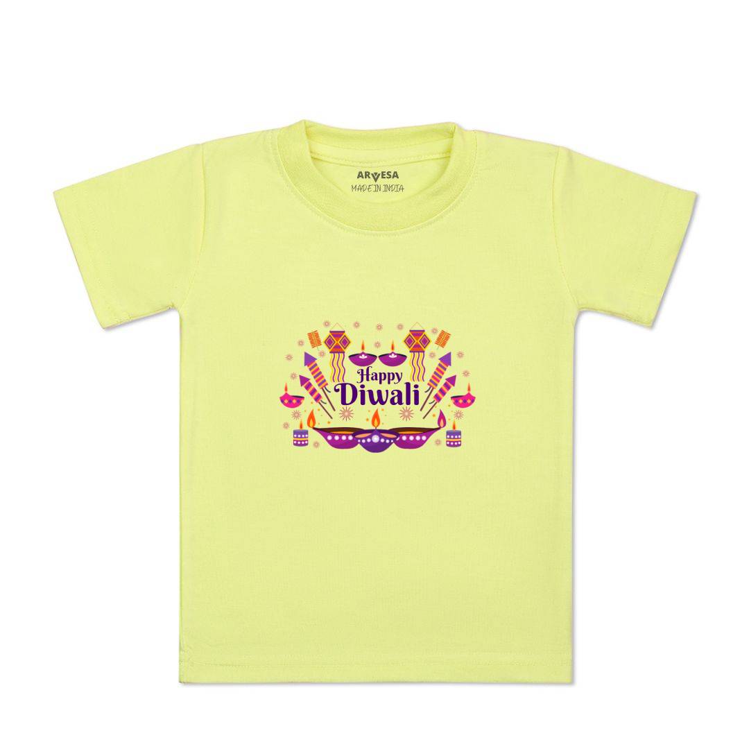 Arvesa Design-1123 Diwali My First Baby Boy and Baby Girl Dress .