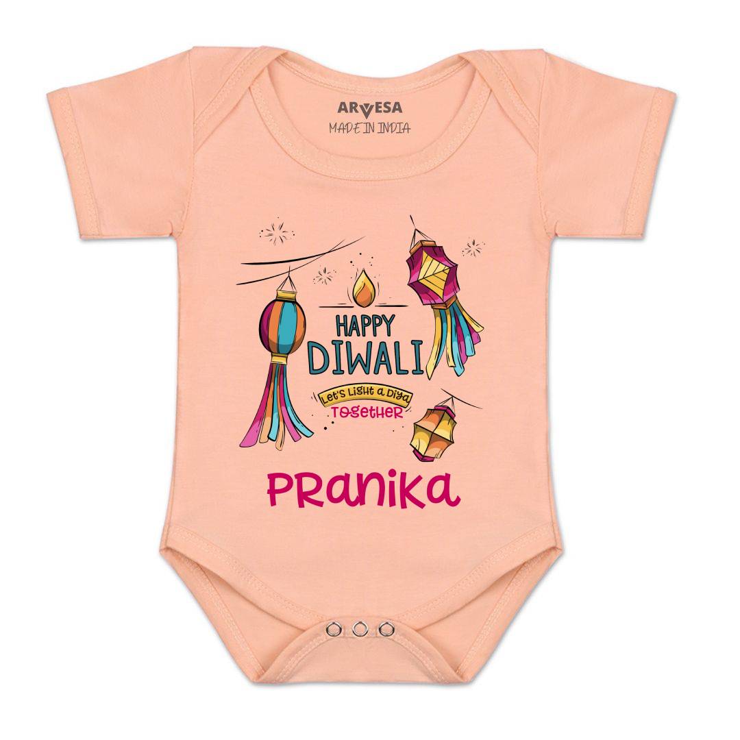 Arvesa My First Diwali Baby Boy & Girl Dress