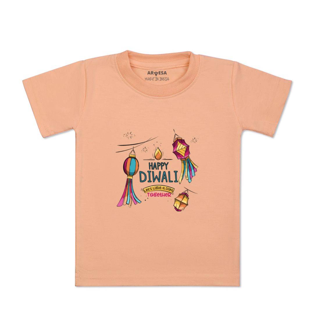Arvesa Design-1124 Diwali My First Baby Boy and Baby Girl Dress .