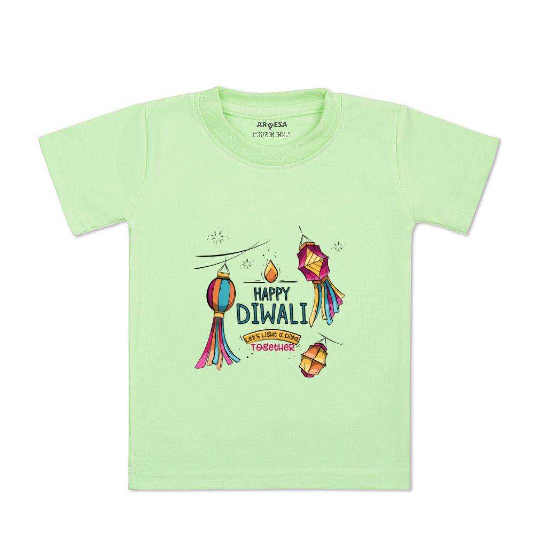 Arvesa Design-1124 Diwali My First Baby Boy and Baby Girl Dress .