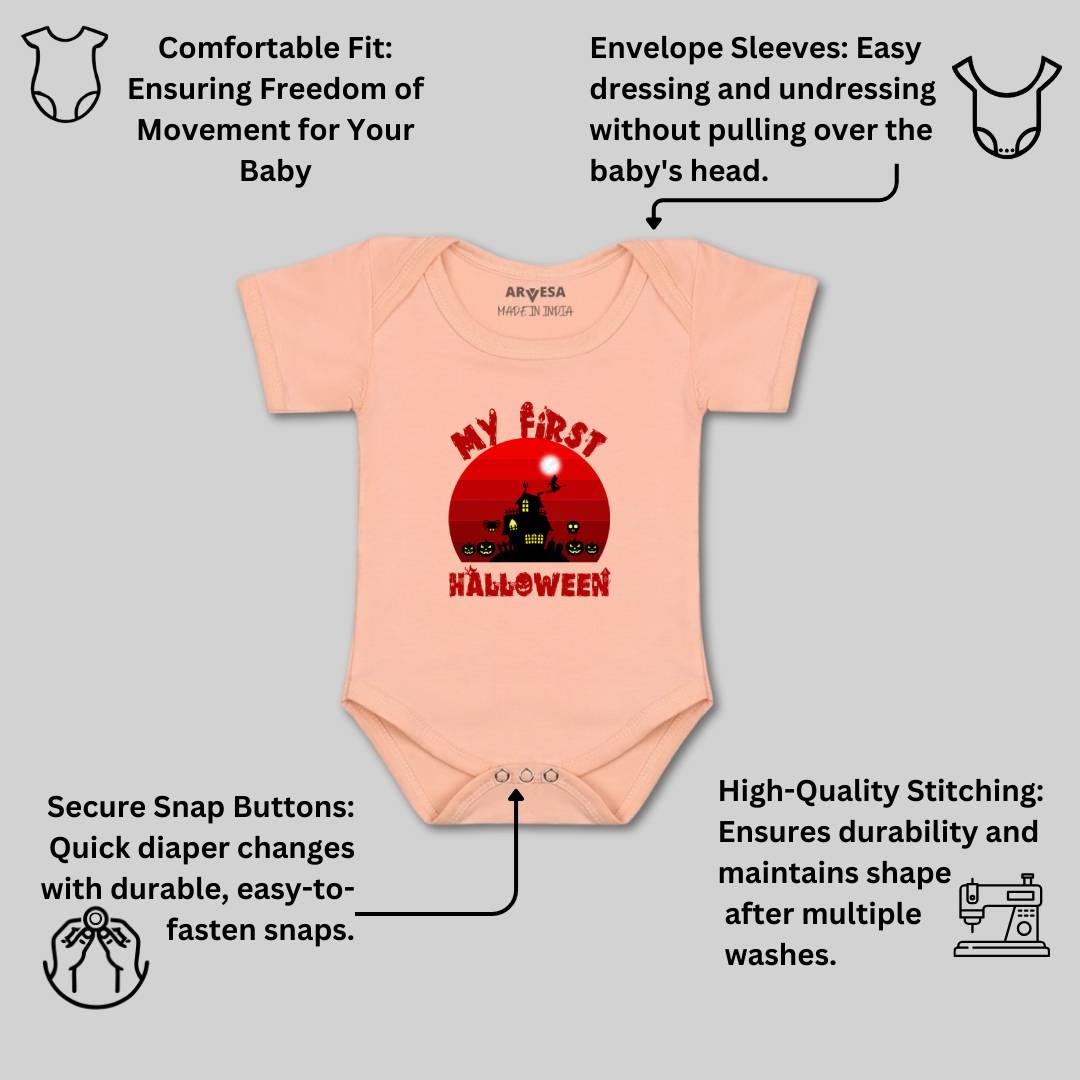 Arvesa Design-1136 Halloween My First Baby Boy and Baby Girl Dress .