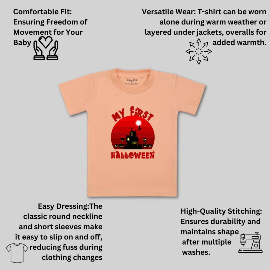Arvesa Design-1136 Halloween My First Baby Boy and Baby Girl Dress .