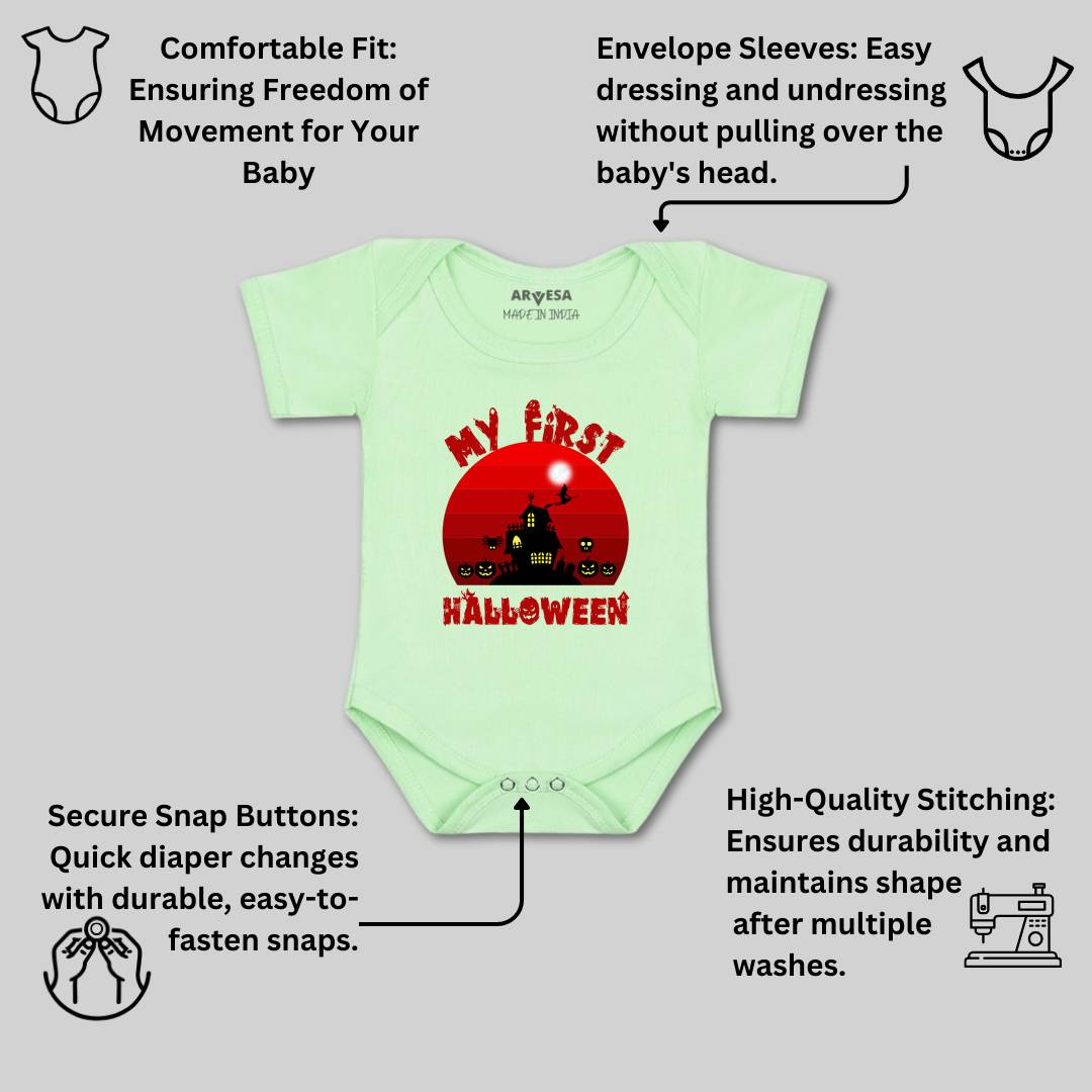 Arvesa Design-1136 Halloween My First Baby Boy and Baby Girl Dress .