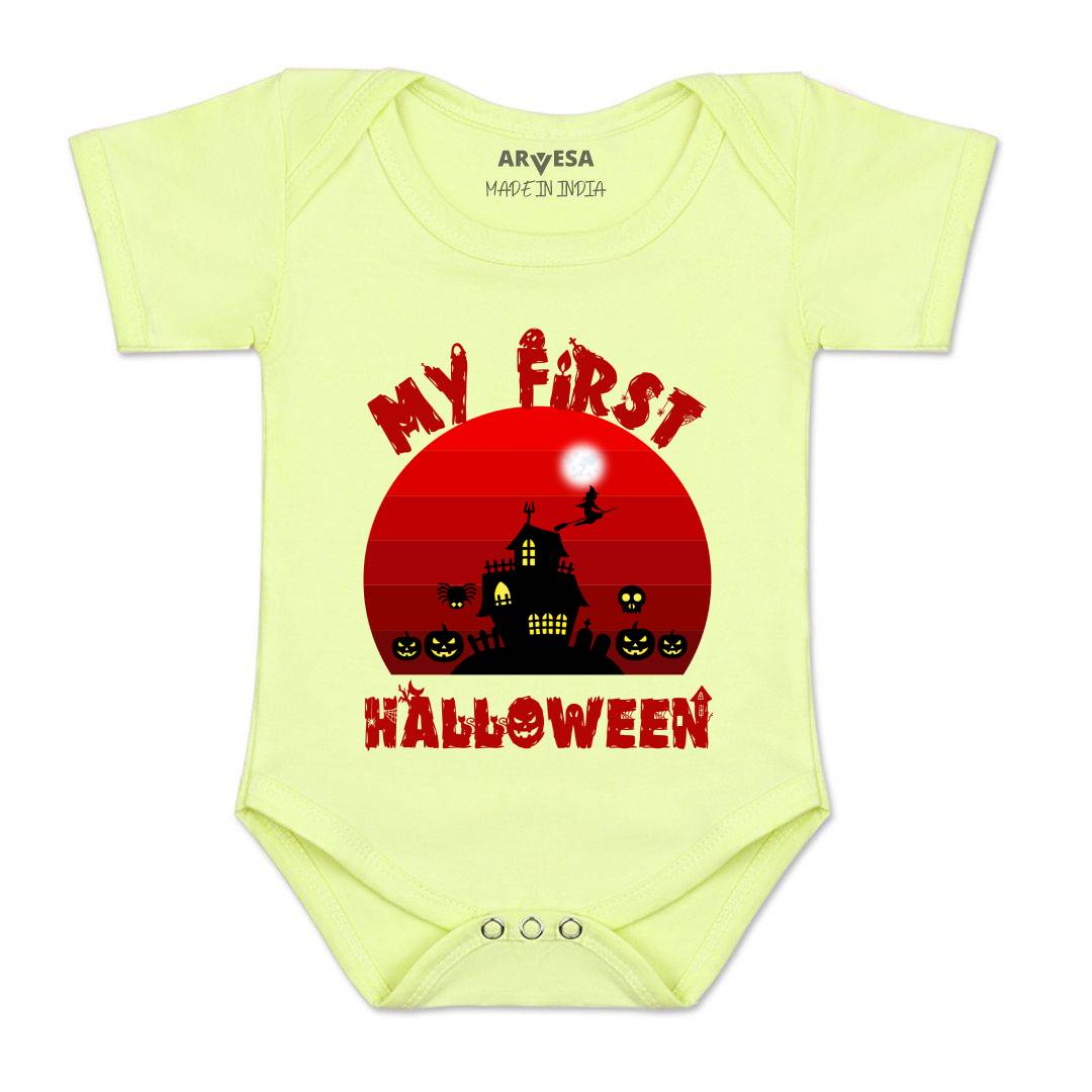 Arvesa Design-1136 Halloween My First Baby Boy and Baby Girl Dress .