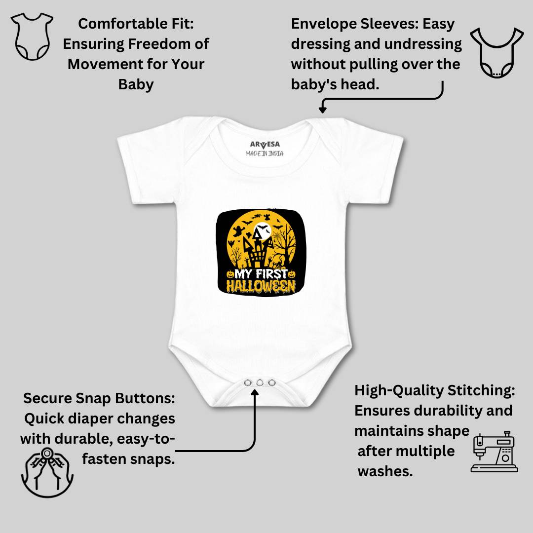 Arvesa Design-1139 Halloween My First Baby Boy and Baby Girl Dress .