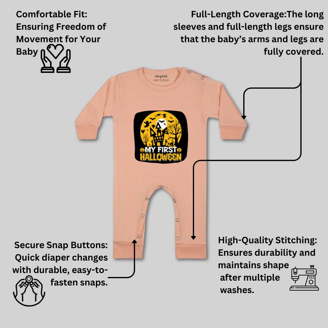 Arvesa Design-1139 Halloween My First Baby Boy and Baby Girl Dress .
