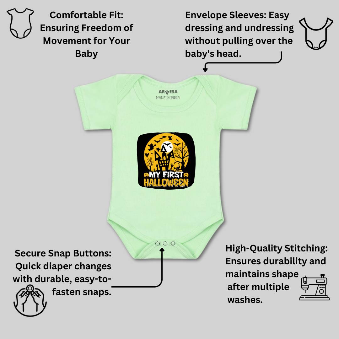 Arvesa Design-1139 Halloween My First Baby Boy and Baby Girl Dress .