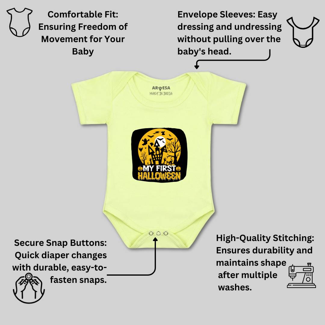 Arvesa Design-1139 Halloween My First Baby Boy and Baby Girl Dress .