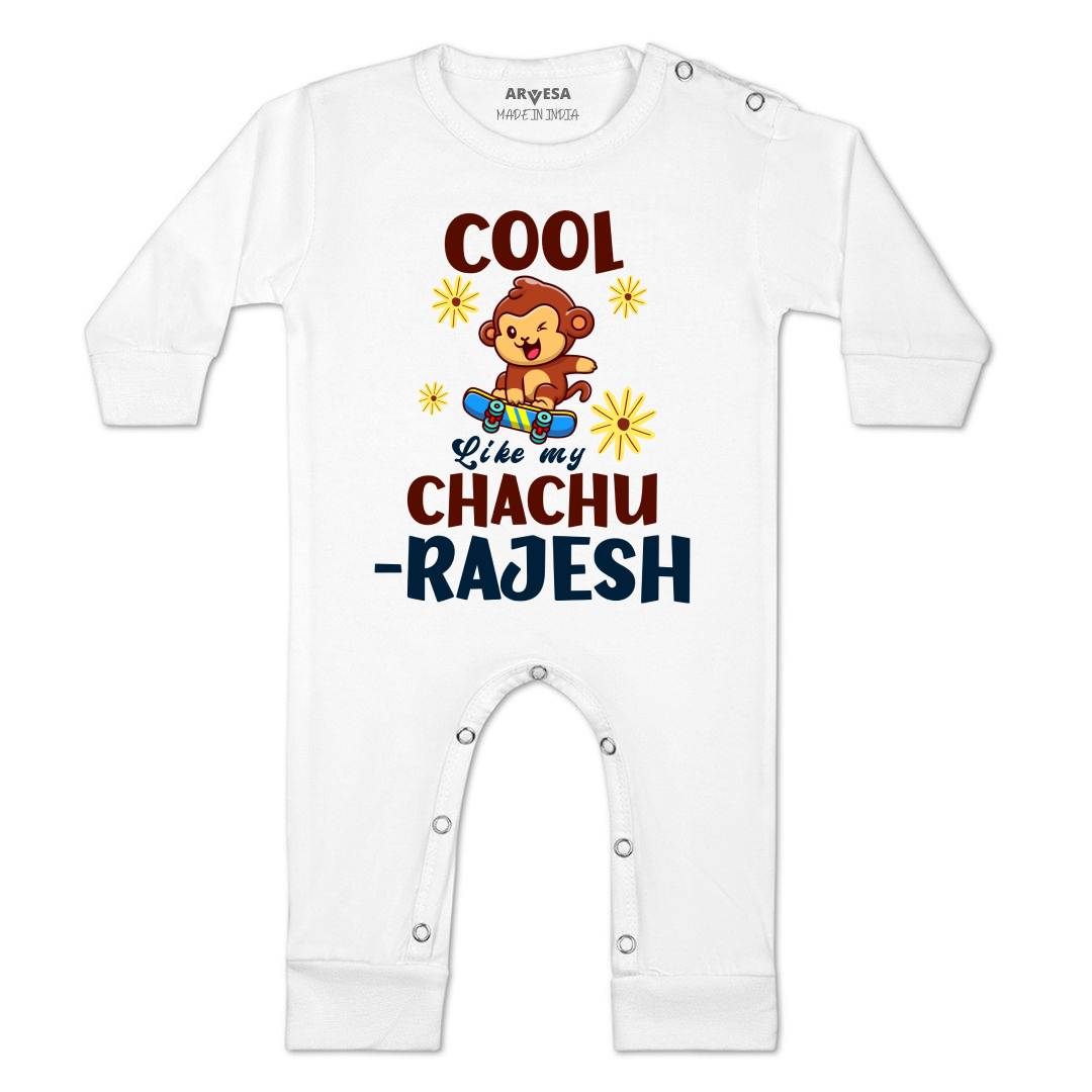 Arvesa Cool Like My Chachu Baby Boy & Girl Dress