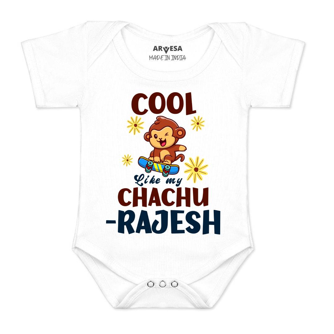 Arvesa Cool Like My Chachu Baby Boy & Girl Dress