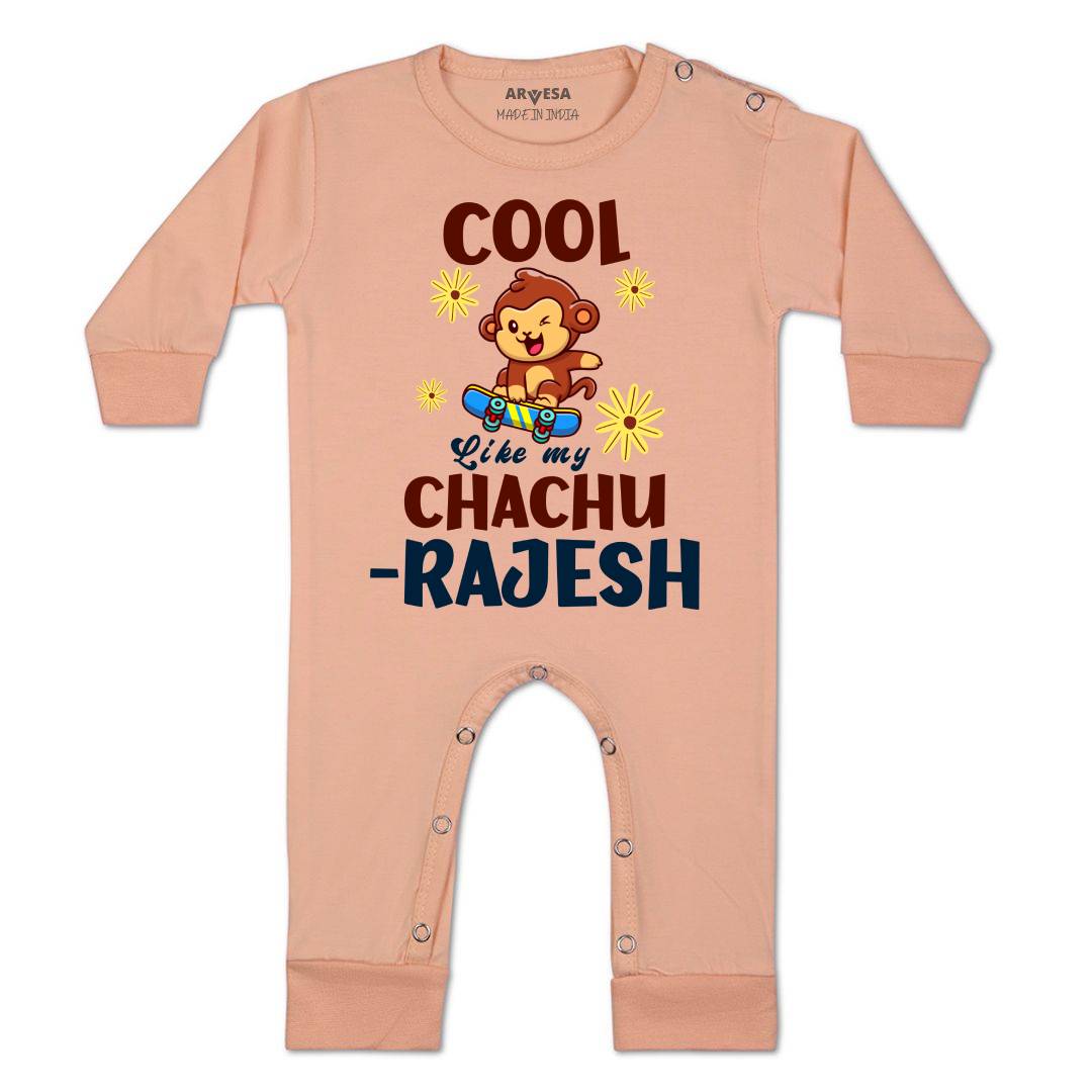 Arvesa Cool Like My Chachu Baby Boy & Girl Dress