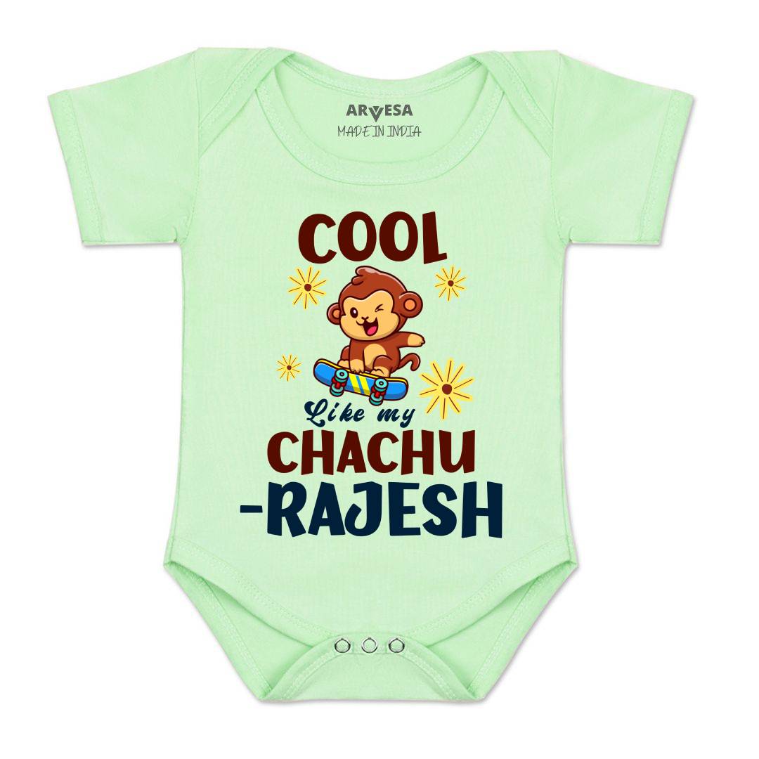 Arvesa Cool Like My Chachu Baby Boy & Girl Dress