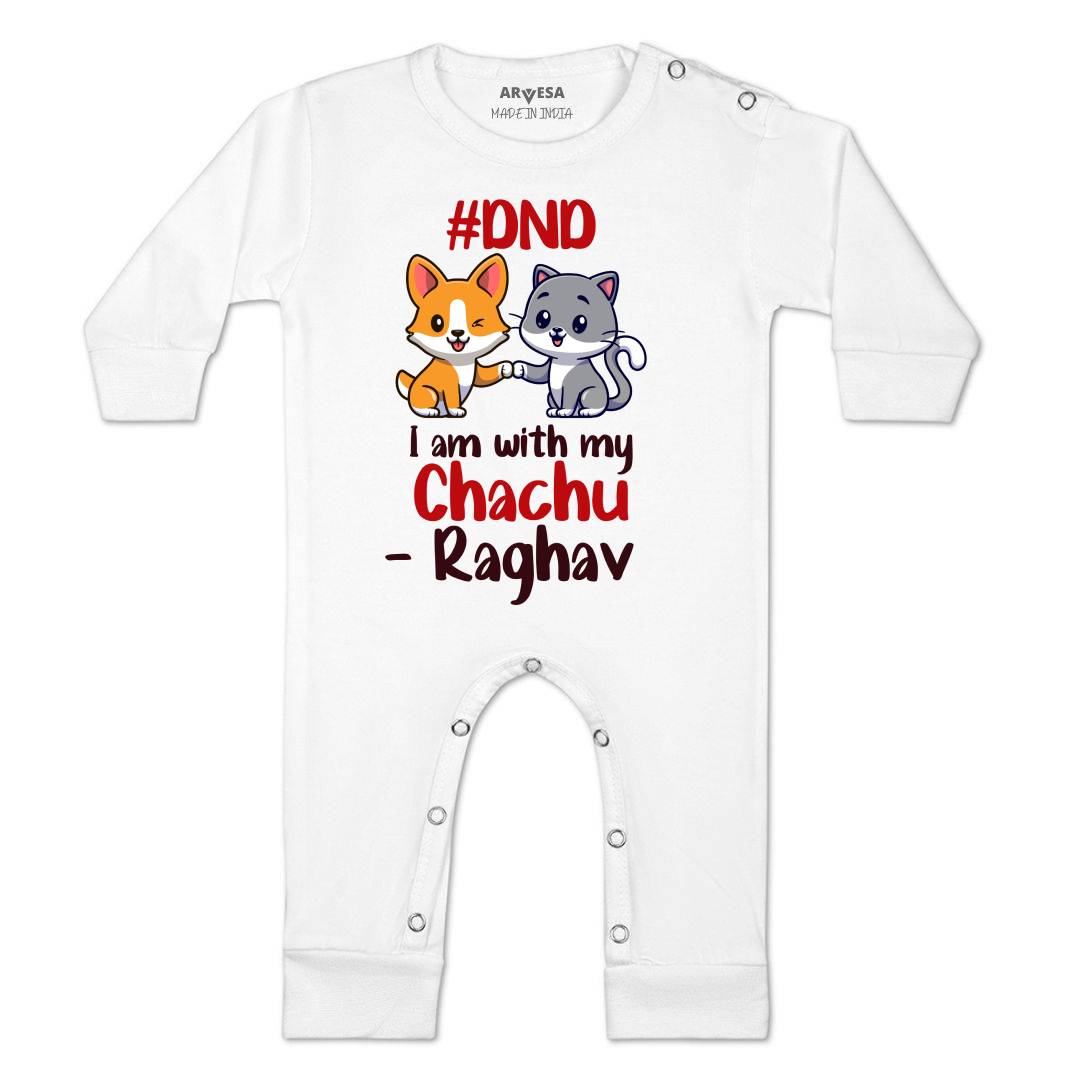 Arvesa Dnd I Am With My Chachu Baby Boy & Girl Dress