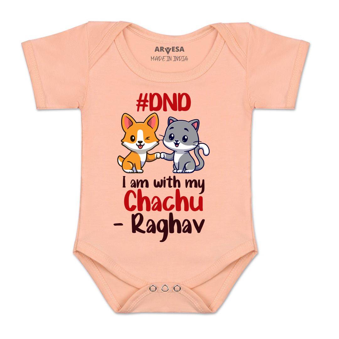 Arvesa Dnd I Am With My Chachu Baby Boy & Girl Dress