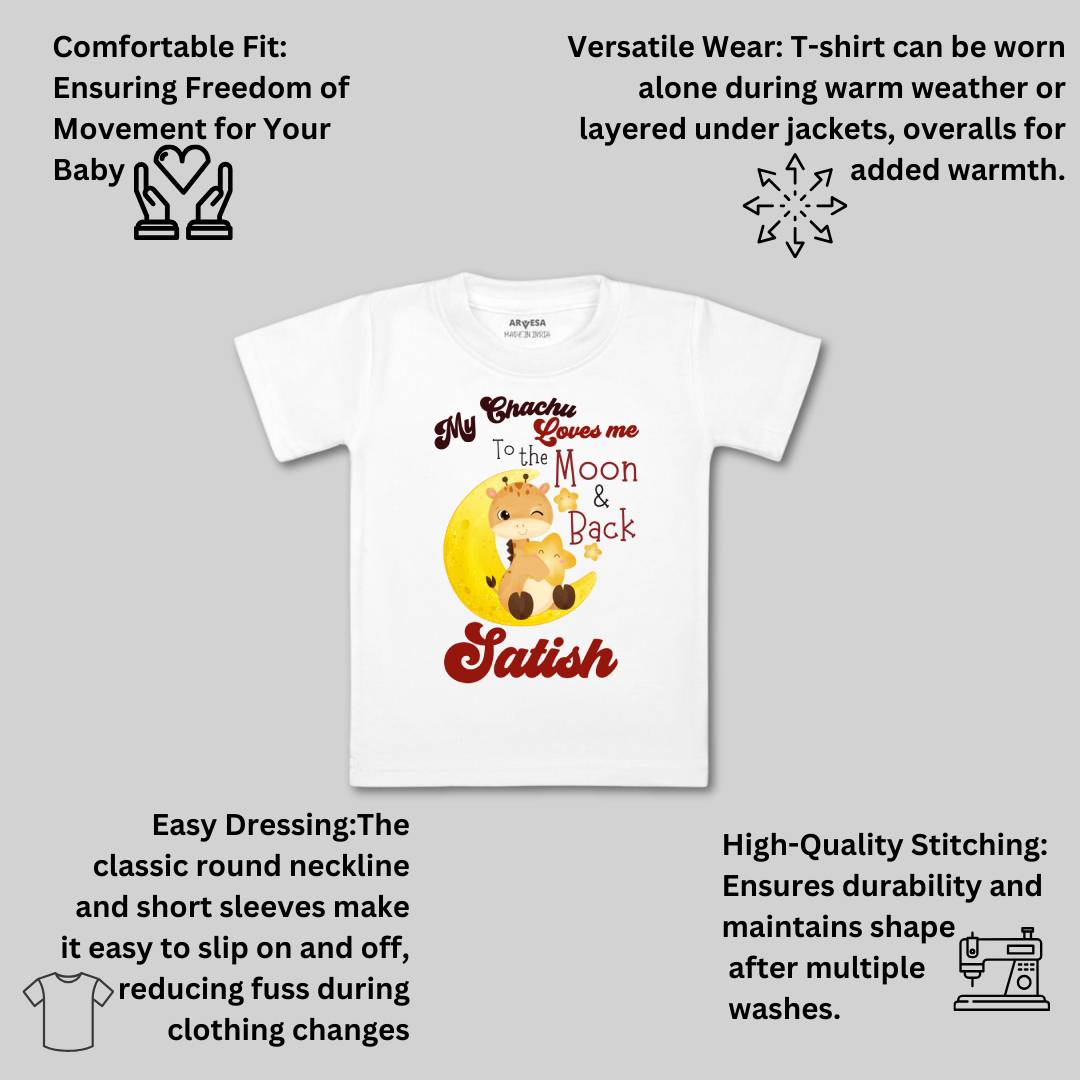 Arvesa Chachu Love To Moon & Back Baby Boy & Girl Dress
