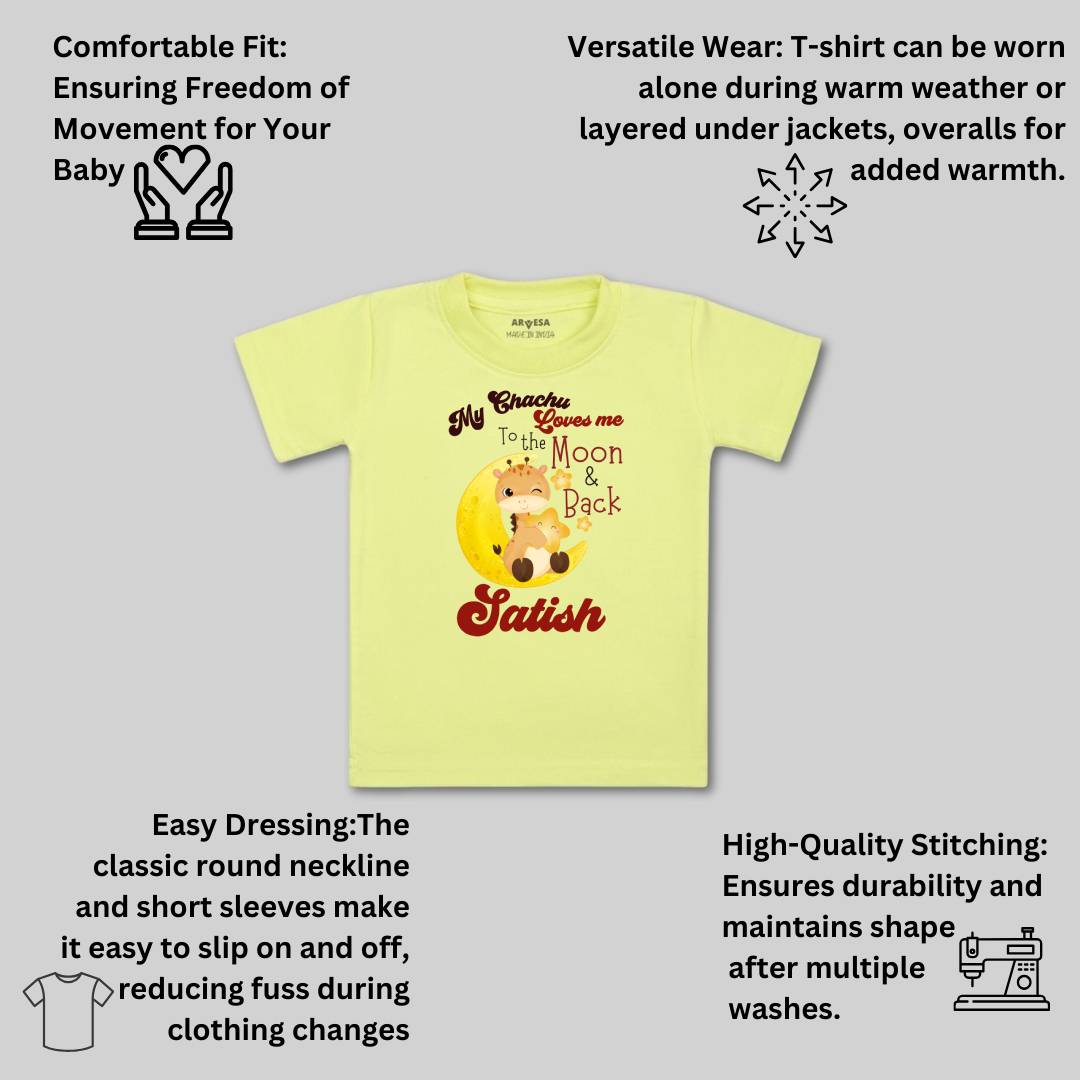 Arvesa Chachu Love To Moon & Back Baby Boy & Girl Dress