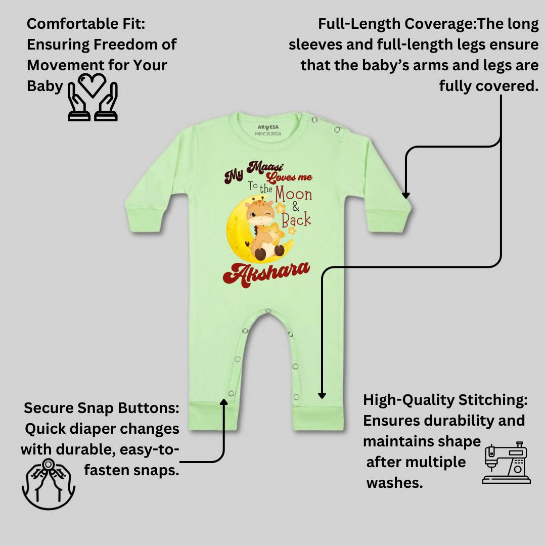 Arvesa Maasi Love To Moon & Back Baby Boy & Girl Dress