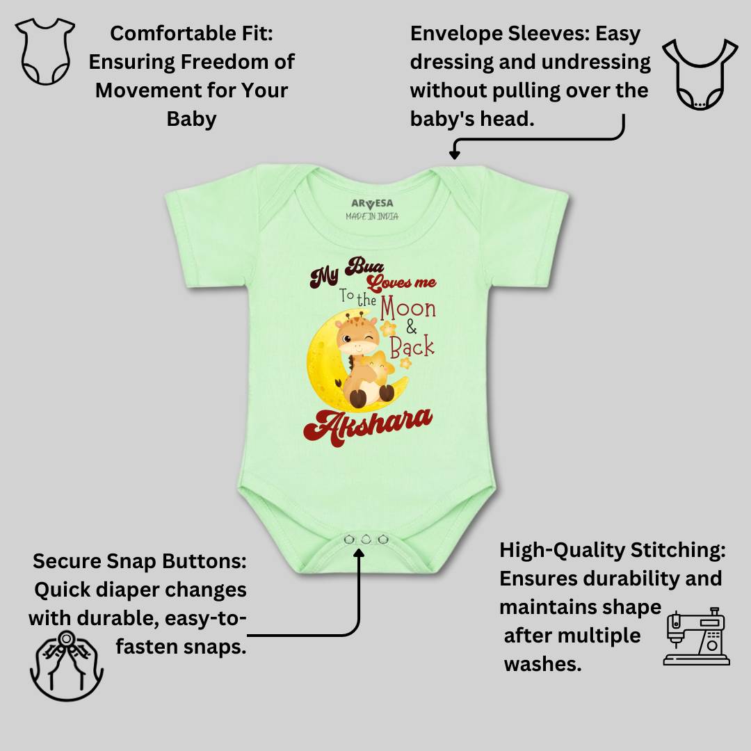 Arvesa Bua Love To Moon & Back Baby Boy & Girl Dress