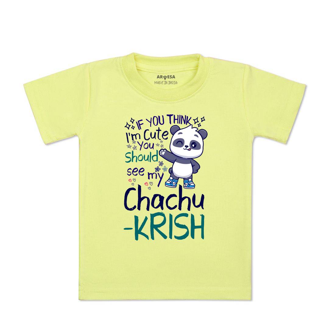 Arvesa I'm Cute See My Chachu Baby Boy & Girl Dress